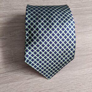 Daniel Cremieux 3.5" Necktie - Green/Blue//White